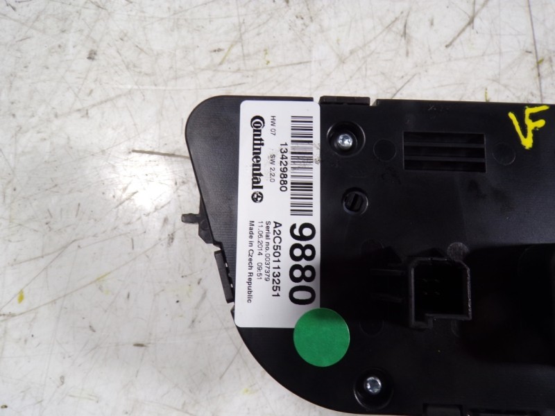 Recambio de mando climatizador para opel mokka 1.6 cdti dpf referencia OEM IAM 13474055 13429880 A2C50113251