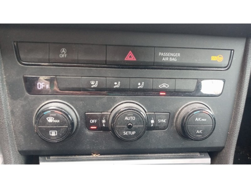 Recambio de mando climatizador para seat leon (5f1) 1.6 tdi referencia OEM IAM 5F0907044F1QB 5F0907044F 