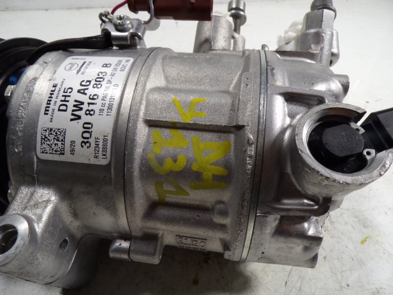 Recambio de compresor aire acondicionado para seat leon (kl1) 2.0 tdi referencia OEM IAM 3Q0816803B 3Q0816803B 