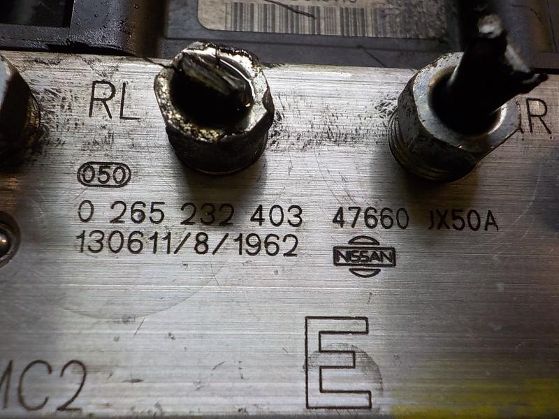 Recambio de abs para nissan nv 200 (m20) 1.5 dci cat referencia OEM IAM 46250BJ10C 47660JX50A 0265232403