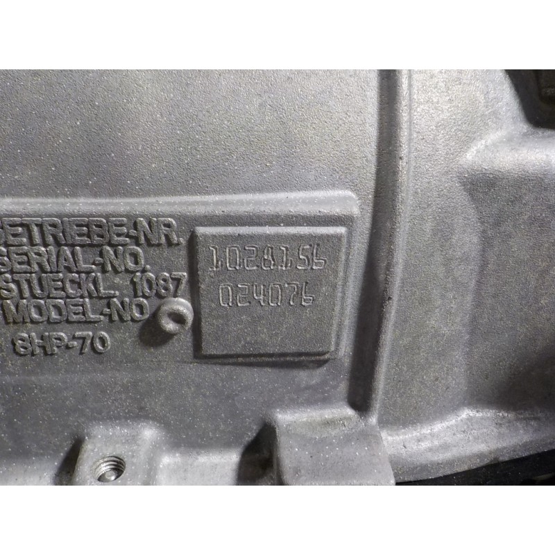 Recambio de caja cambios para jaguar f-pace 3.0 v6 diesel cat referencia OEM IAM HK837000BB 8HP70 GX637K780MB