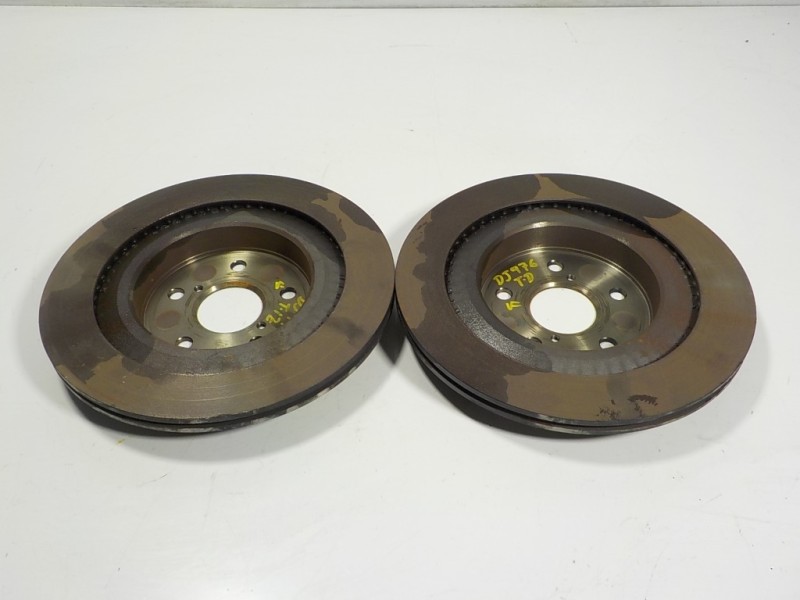 Recambio de disco freno trasero para toyota rav4 hybrid fwd referencia OEM IAM 4243142080  