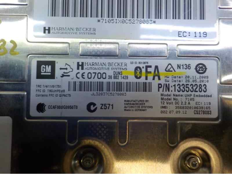 Recambio de modulo electronico para opel astra j sports tourer excellence referencia OEM IAM 13353283 13353283 