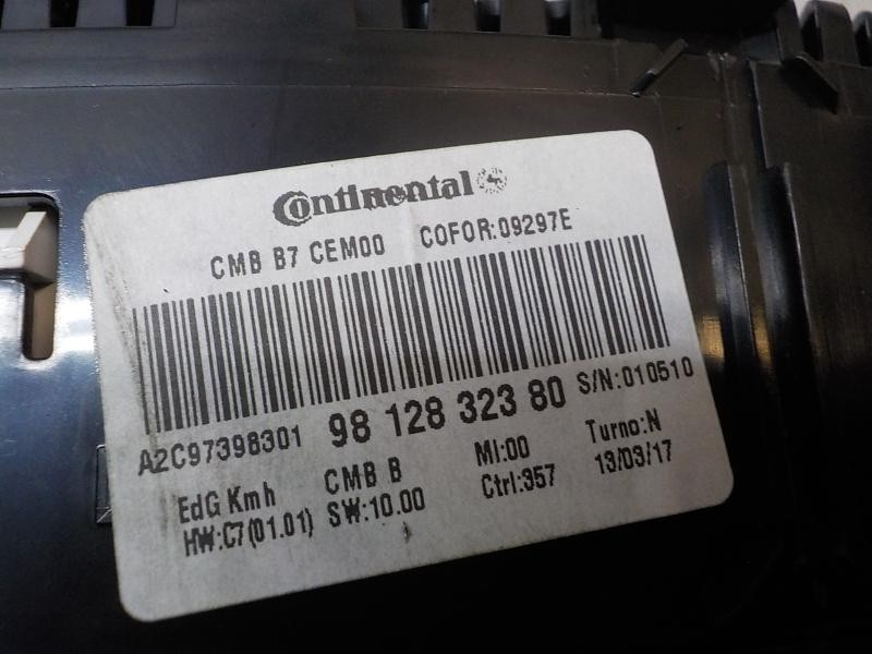 Recambio de cuadro instrumentos para citroën c4 lim. feel edition referencia OEM IAM 9812832380 9812832380 