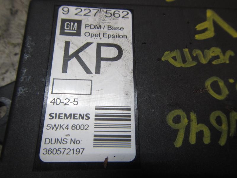 Recambio de modulo electronico para opel vectra c berlina club referencia OEM IAM   