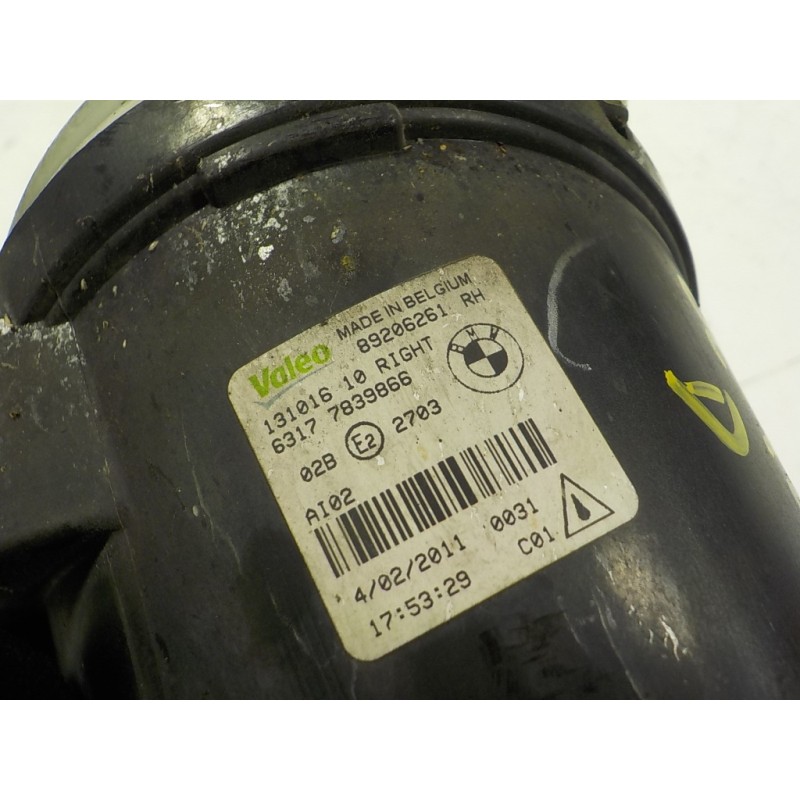 Recambio de faro antiniebla derecho para bmw serie 5 lim. (f10) 2.0 turbodiesel referencia OEM IAM 63177839866 7839866 