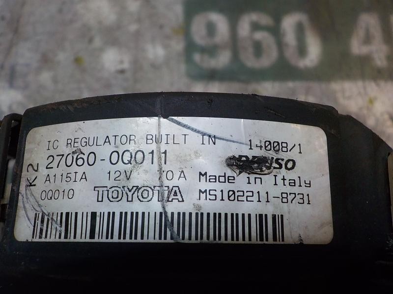 Recambio de alternador para peugeot 107 1.0 cat (384f) referencia OEM IAM   