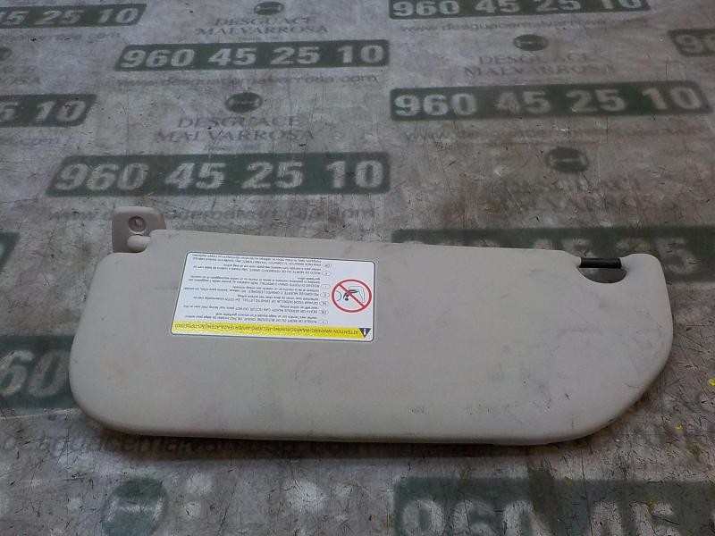 Recambio de parasol derecho para peugeot 107 1.0 cat (384f) referencia OEM IAM   