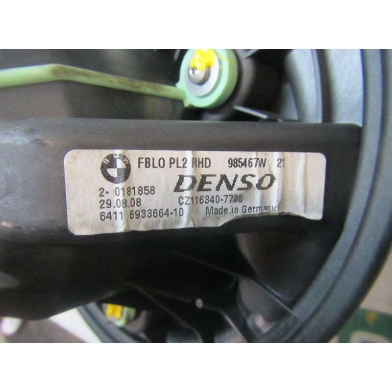 Recambio de motor calefaccion para bmw serie 1 berlina (e81/e87) 118d referencia OEM IAM 64119227671 985467W 985467W