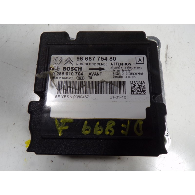 Recambio de centralita airbag para peugeot 3008 1.6 hdi fap referencia OEM IAM   