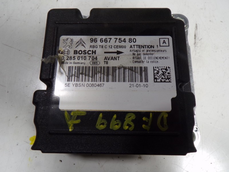 Recambio de centralita airbag para peugeot 3008 1.6 hdi fap referencia OEM IAM   