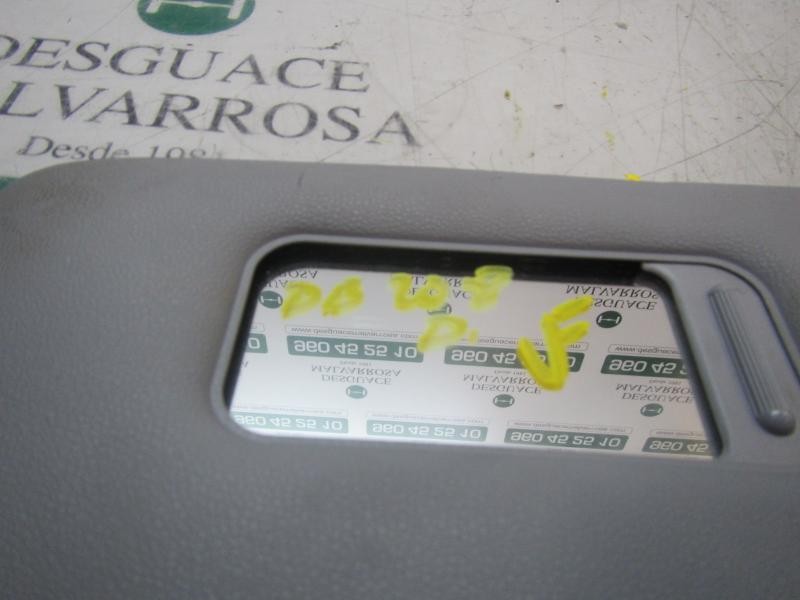 Recambio de parasol derecho para bmw serie 1 berlina (e81/e87) 118d referencia OEM IAM 51167252504  