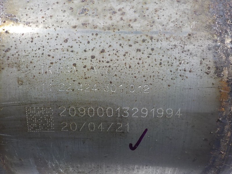 Recambio de catalizador para toyota proace city 1.5 dci referencia OEM IAM  A007 