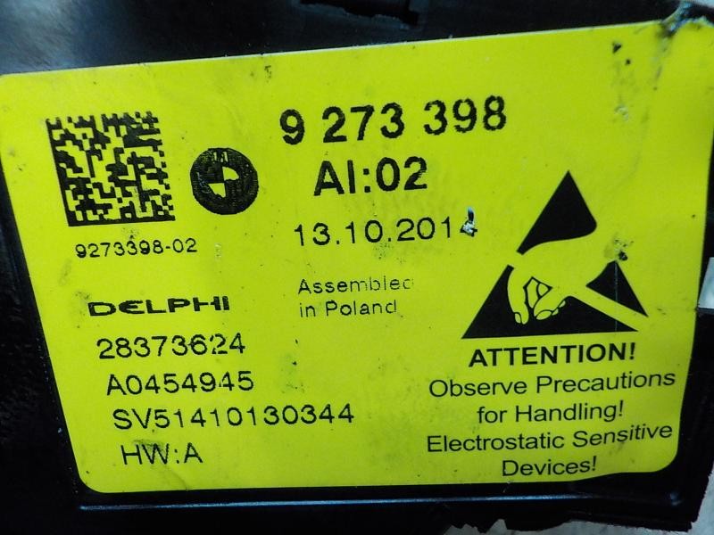 Recambio de modulo electronico para bmw serie 5 touring (f11) 520d referencia OEM IAM 61319273398 9273398 28373624