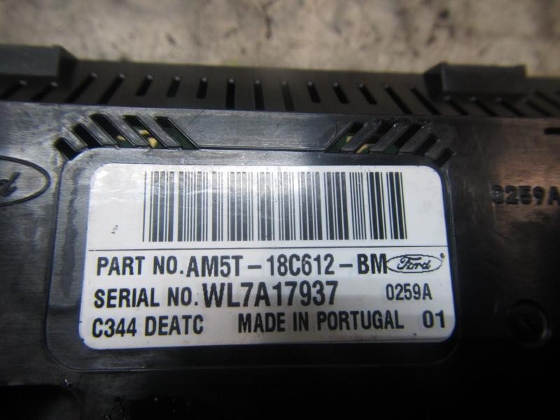 Recambio de mando climatizador para ford c-max titanium referencia OEM IAM 1866943 WL7A17937 WL7A17937