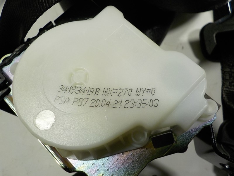 Recambio de cinturon seguridad trasero central para toyota proace city 1.5 dci referencia OEM IAM  87200421233503 