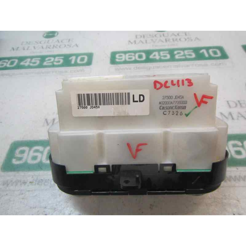 Recambio de mando climatizador para nissan qashqai (j10) 2.0 dci turbodiesel cat referencia OEM IAM 27500JD45A 27500JD45A 