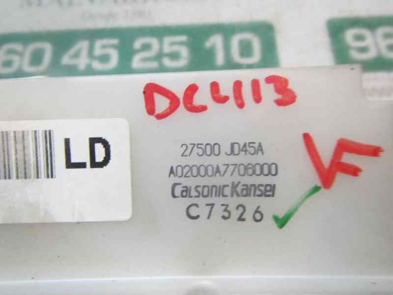 Recambio de mando climatizador para nissan qashqai (j10) 2.0 dci turbodiesel cat referencia OEM IAM 27500JD45A 27500JD45A 