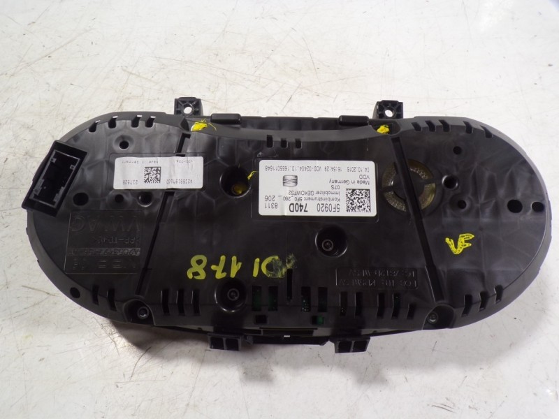 Recambio de cuadro instrumentos para seat leon (5f1) 1.2 tsi referencia OEM IAM 5F0920740D 5F0920740D 