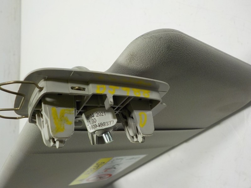 Recambio de parasol derecho para toyota proace city 1.5 dci referencia OEM IAM  9809498377 