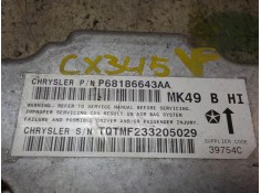 Recambio de centralita airbag para jeep compass limited 4x4 referencia OEM IAM 68186643AA P68186643AA  2