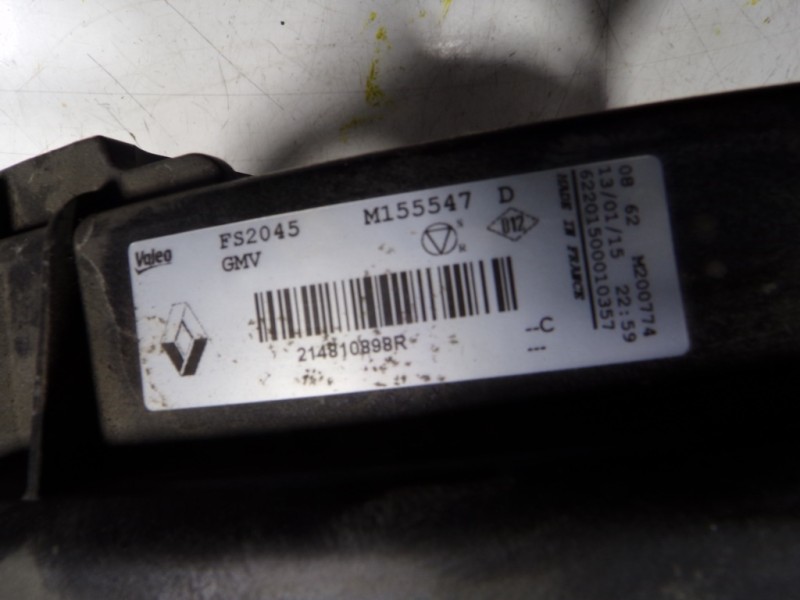 Recambio de electroventilador para renault scenic iii grand dynamique referencia OEM IAM 214810898R 214810898R 0862M200774