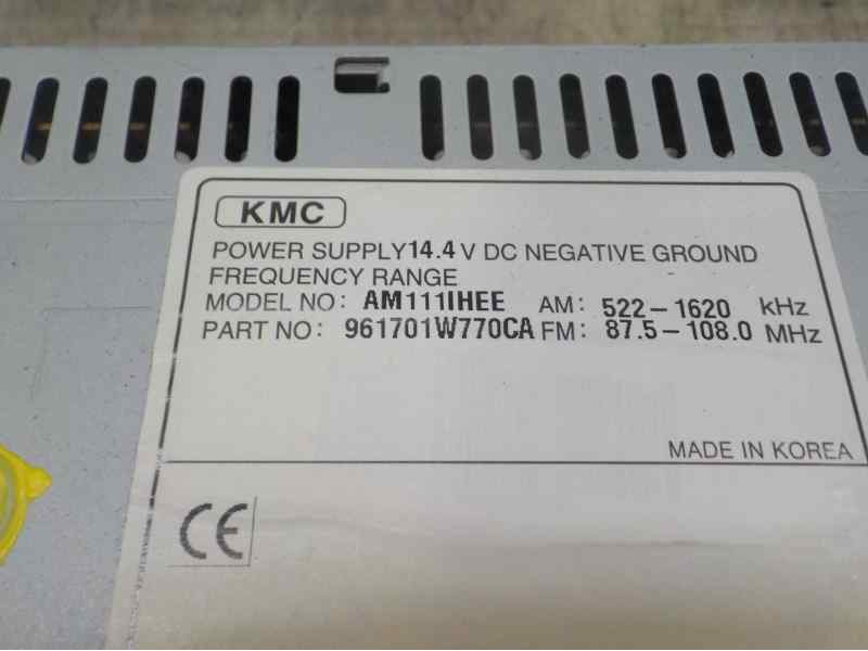 Recambio de sistema audio / radio cd para kia rio (yb) 1.2 cat referencia OEM IAM 961701W770CA  