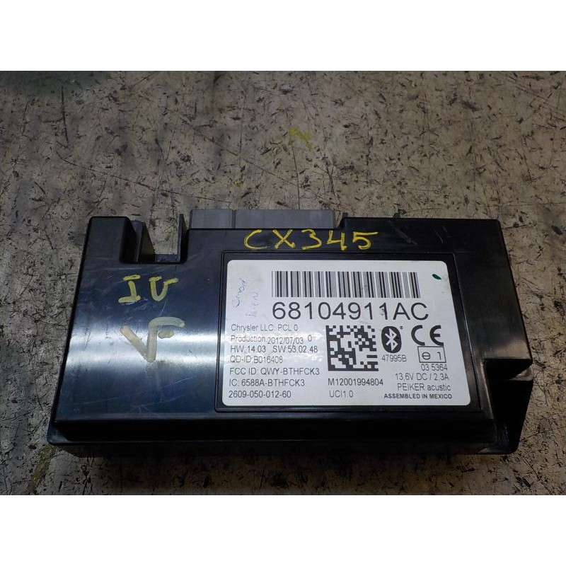 Recambio de modulo electronico para jeep compass limited 4x4 referencia OEM IAM 68104911AC 68104911AC 