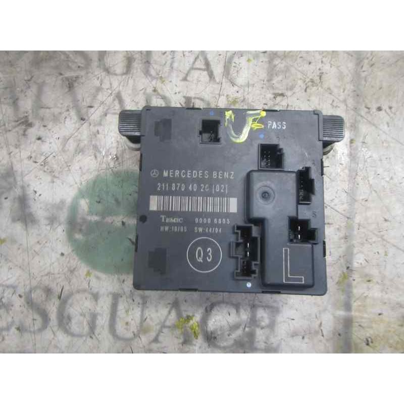 Recambio de modulo confort para mercedes-benz clase e (w211) berlina e 280 cdi (211.020) referencia OEM IAM A2118704026 A2118704