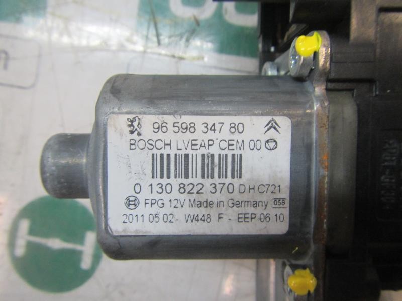 Recambio de elevalunas trasero derecho para peugeot 308 1.6 16v hdi referencia OEM IAM 9224E2  9224E3