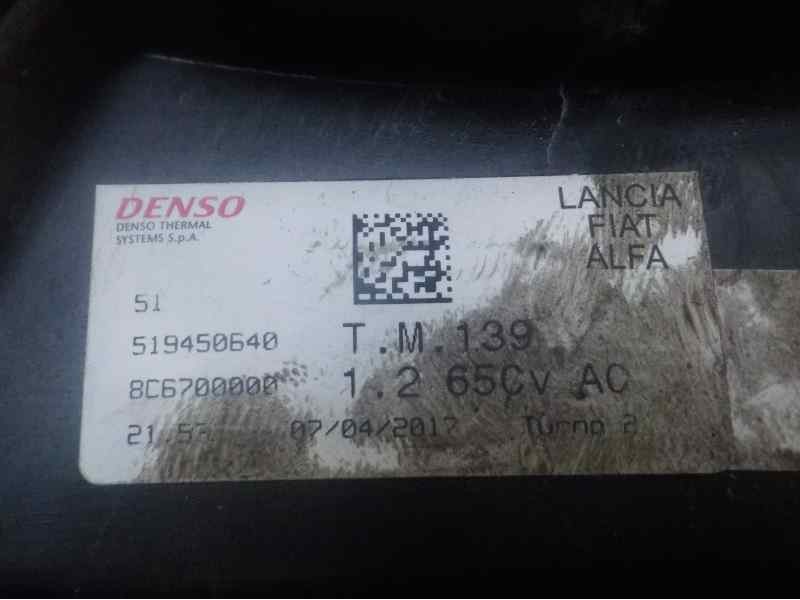 Recambio de electroventilador para fiat panda (319) 1.2 cat referencia OEM IAM   