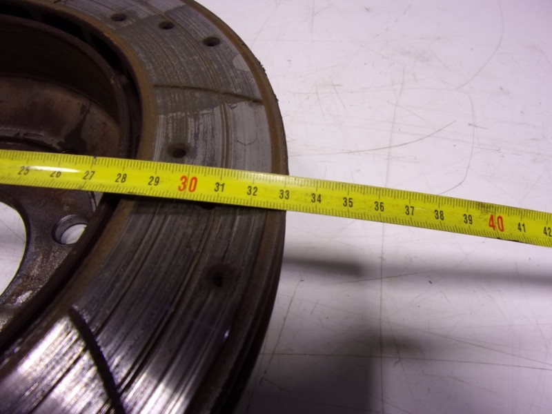 Recambio de disco freno trasero para audi q7 (4l) 3.0 v6 24v tdi referencia OEM IAM 7L8615601C  