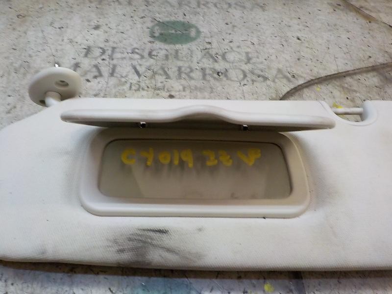 Recambio de parasol izquierdo para dodge caliber 2.0 16v crd cat referencia OEM IAM 1DR33DW1AA  