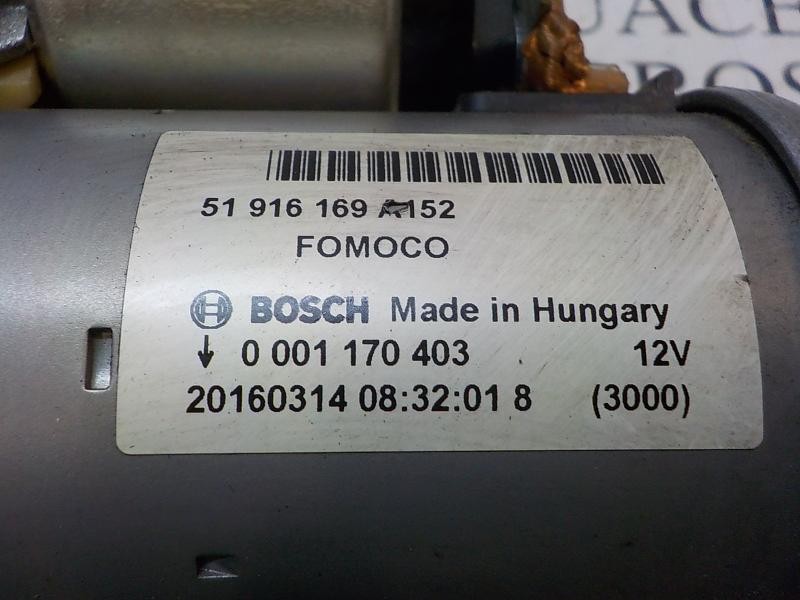 Recambio de motor arranque para ford ka (ccu) titanium+ referencia OEM IAM  1881471 