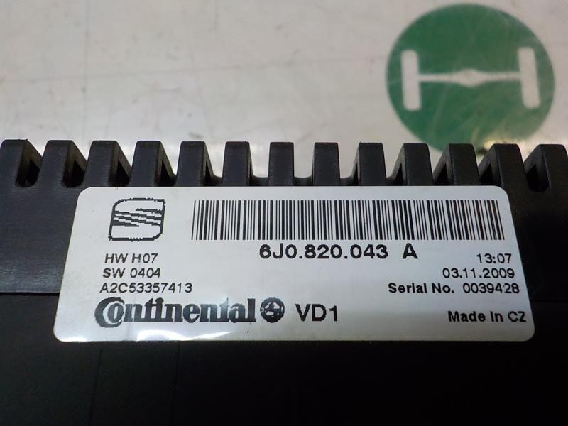 Recambio de mando climatizador para seat ibiza (6j5) stylance / style referencia OEM IAM 6J0820043ANEE 6J0820043A A2C53357413