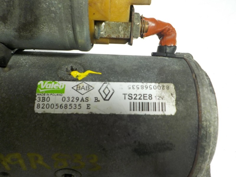 Recambio de motor arranque para renault koleos bose edition referencia OEM IAM  8200568535E 