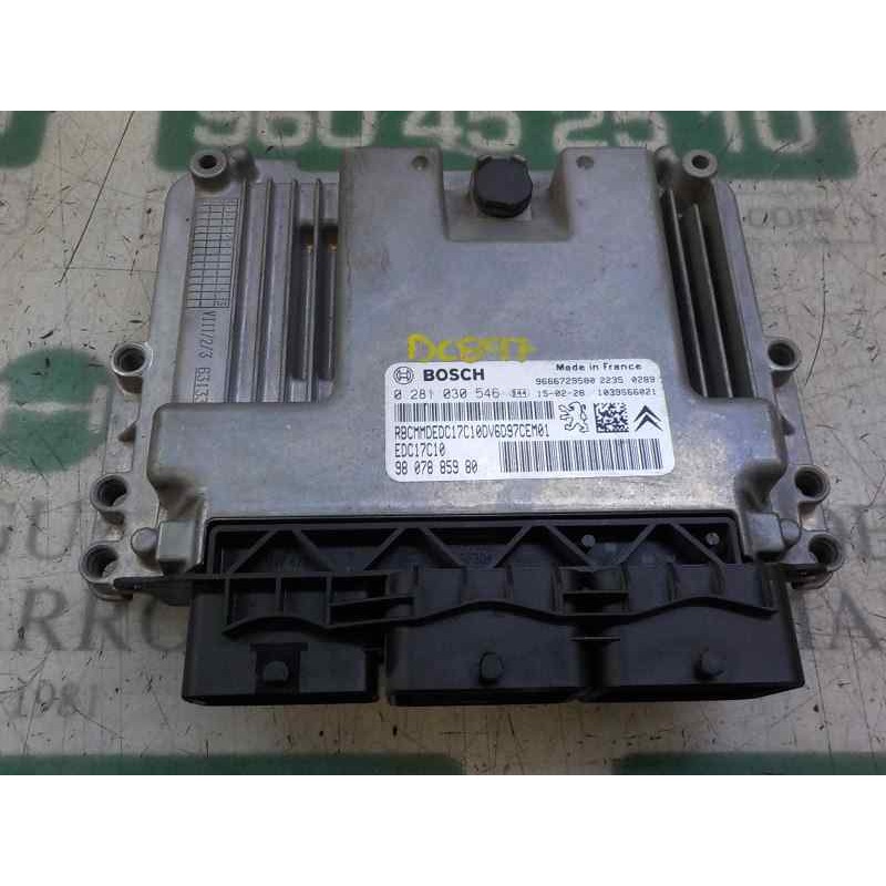 Recambio de centralita motor uce para citroën c-elysée exclusive referencia OEM IAM 1609339680 9807885980 0281030546