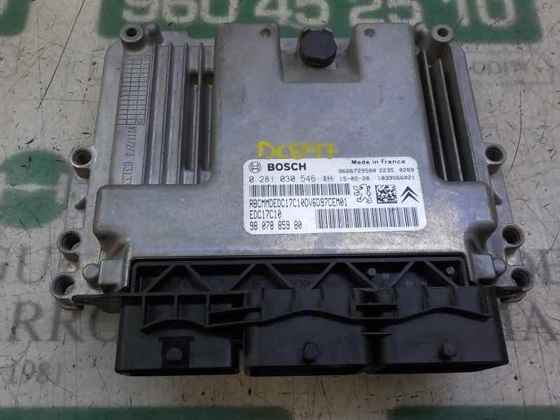Recambio de centralita motor uce para citroën c-elysée exclusive referencia OEM IAM 1609339680 9807885980 0281030546