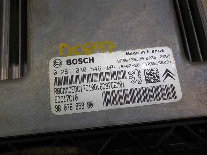Recambio de centralita motor uce para citroën c-elysée exclusive referencia OEM IAM 1609339680 9807885980 0281030546