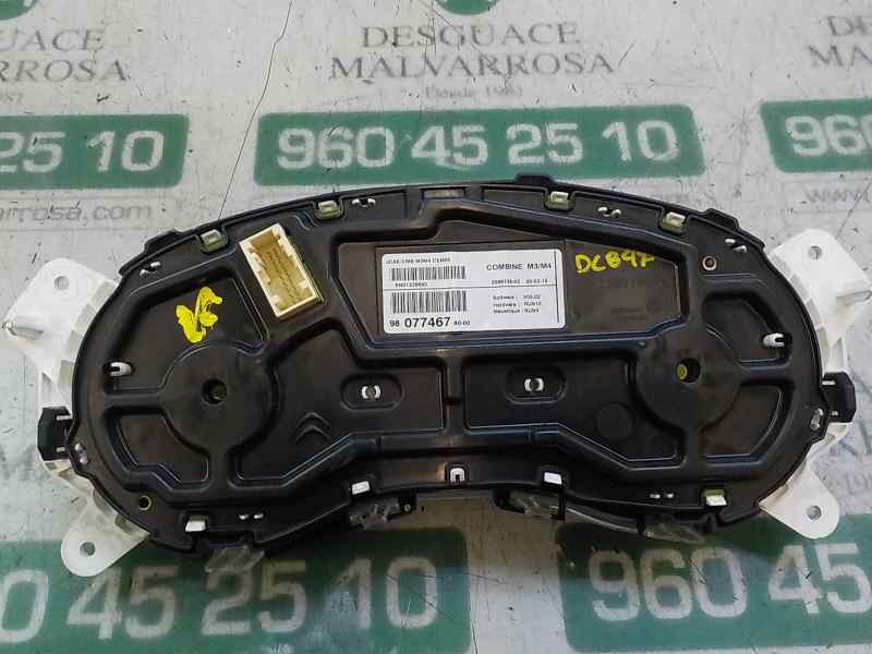 Recambio de cuadro instrumentos para citroën c-elysée exclusive referencia OEM IAM 9805164080 9807746780 