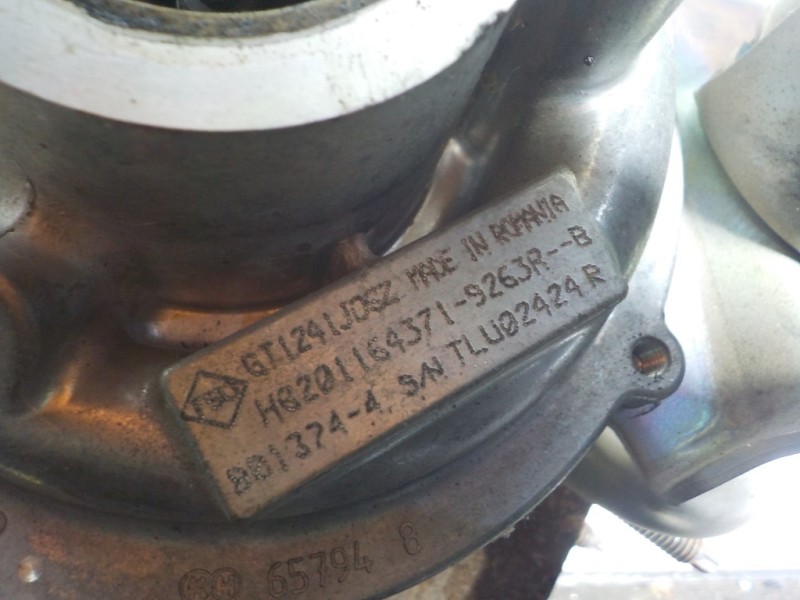 Recambio de turbocompresor para renault clio iv 1.5 dci diesel fap energy referencia OEM IAM  H8201164371 