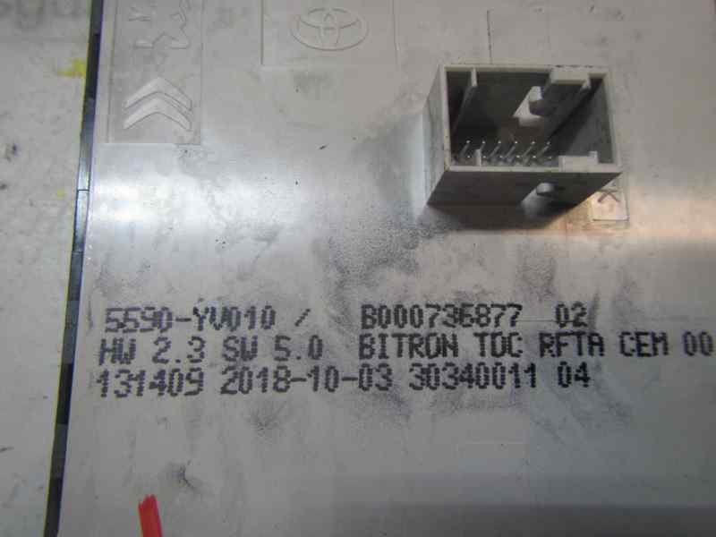 Recambio de mando climatizador para toyota aygo 1.0 vvti referencia OEM IAM 5900YV010 5590TV010 