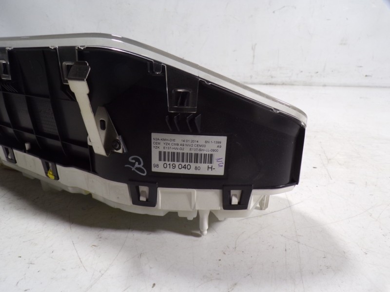 Recambio de cuadro instrumentos para peugeot 208 1.4 hdi fap referencia OEM IAM 9801904080 9801904080 