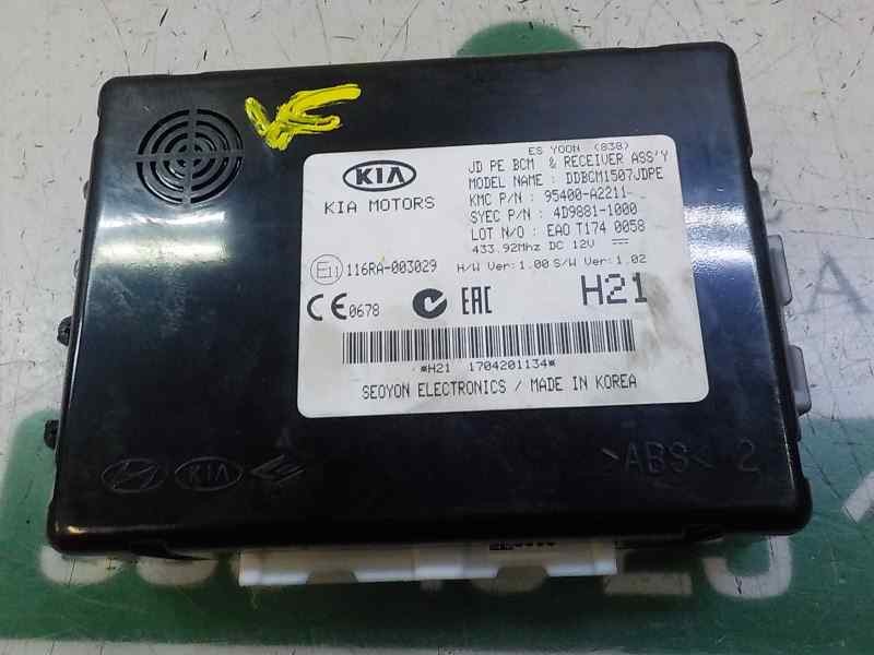Recambio de modulo electronico para kia cee´d business referencia OEM IAM 95400A2211 95400A2211 4D98811000