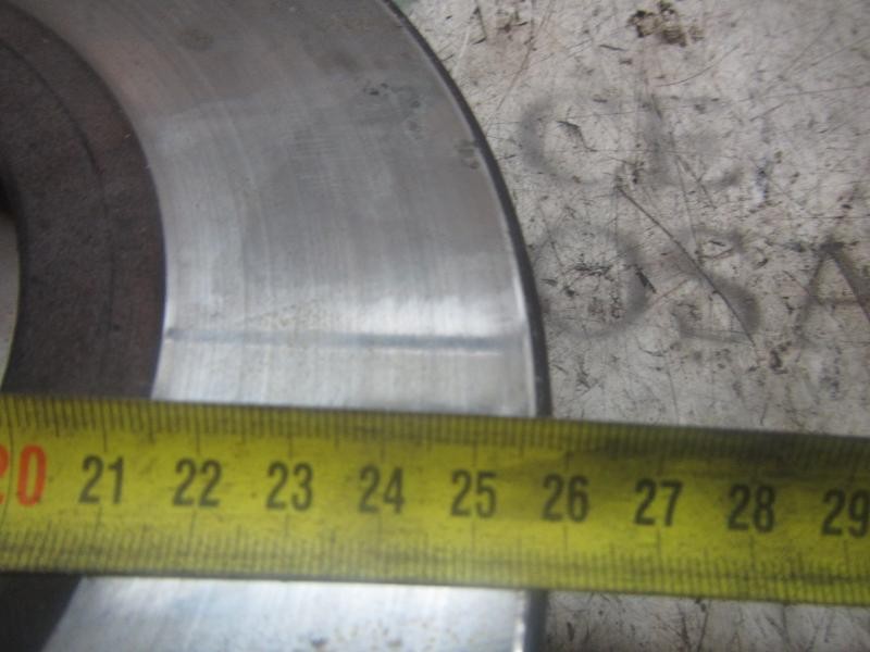 Recambio de disco freno delantero para dacia logan laureate referencia OEM IAM 402064911R  