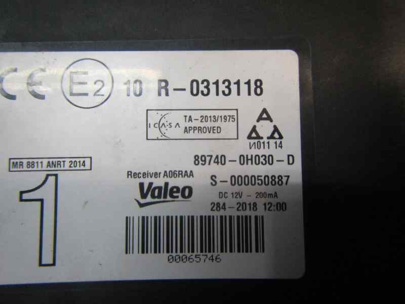 Recambio de modulo electronico para toyota aygo 1.0 vvti referencia OEM IAM 897400H030 897400H030 