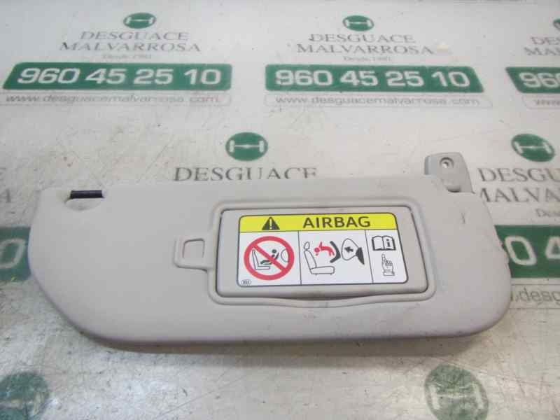 Recambio de parasol derecho para toyota aygo 1.0 vvti referencia OEM IAM 047410H080B0  