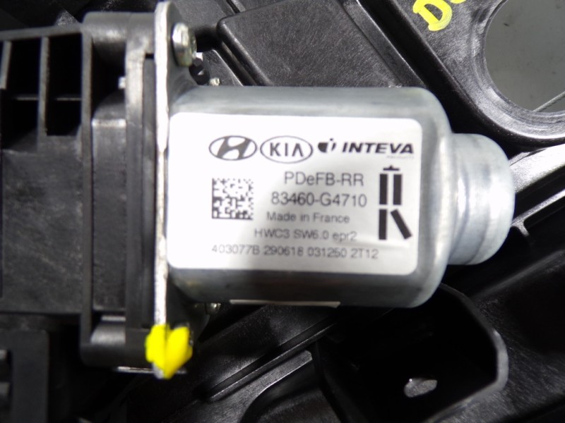 Recambio de elevalunas trasero derecho para hyundai i30 fastback 1.4 tgdi cat referencia OEM IAM 83481G4700 83481G4710 