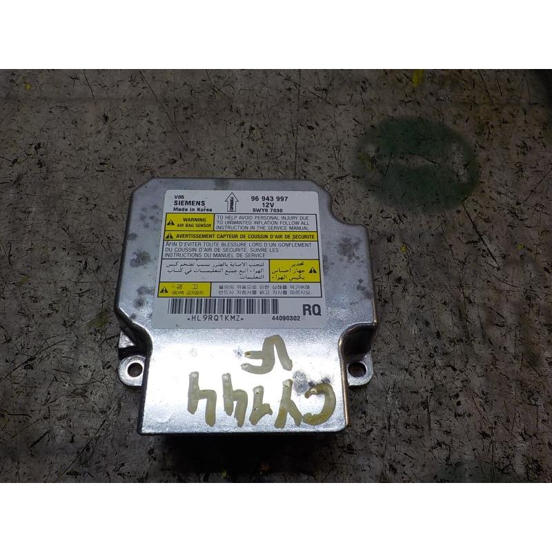 Recambio de centralita airbag para chevrolet epica 2.0 diesel cat referencia OEM IAM 96943997 96943997 