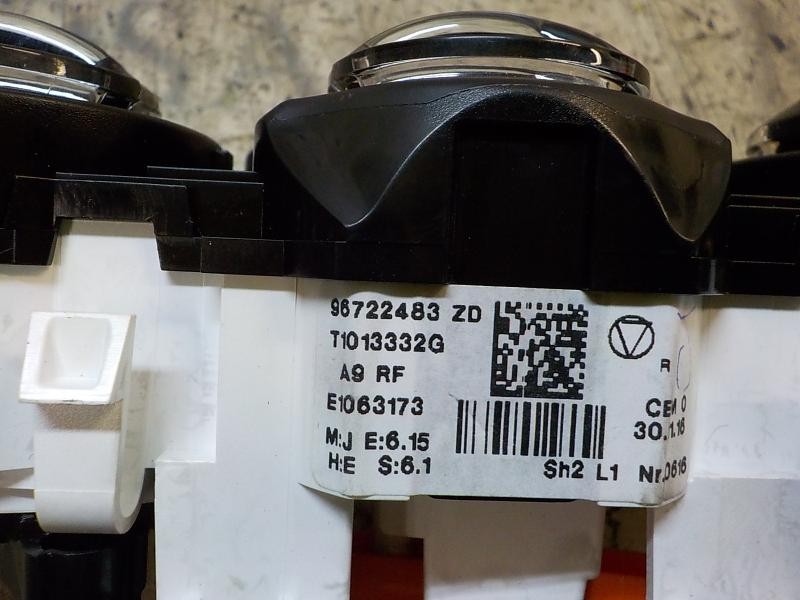 Recambio de mando calefaccion / aire acondicionado para peugeot 2008 (--.2013) style referencia OEM IAM 9672248380 96722483ZD 